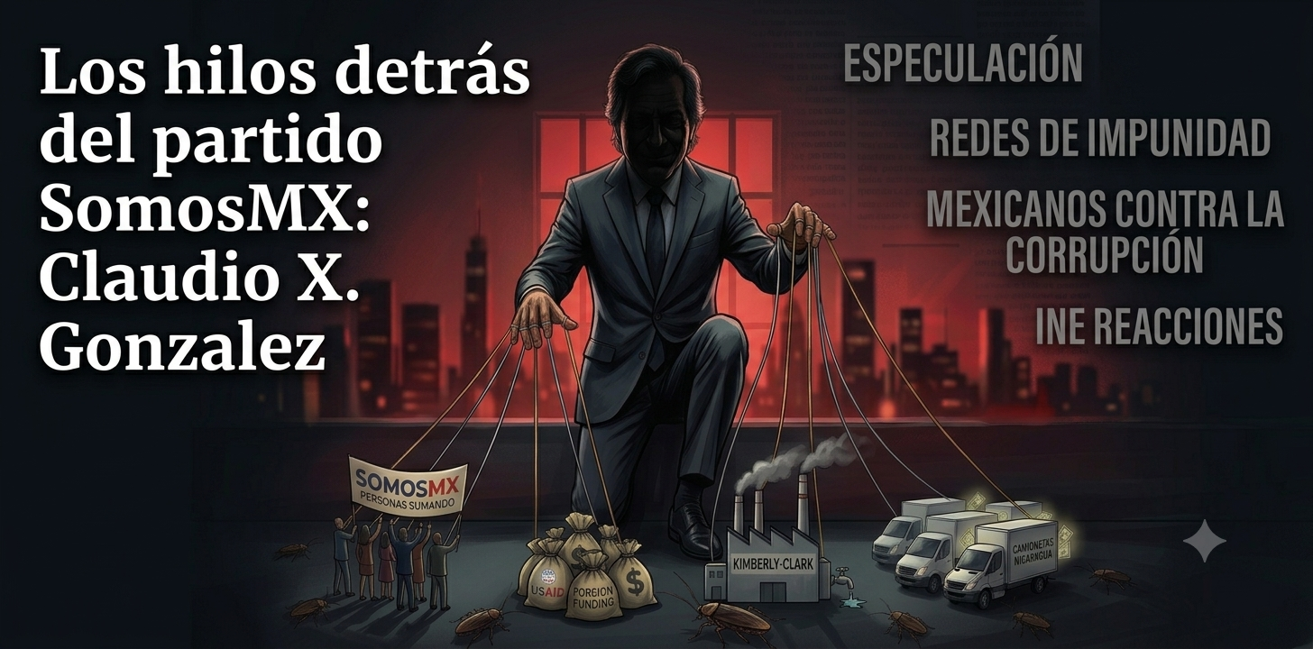Los hilos dentras del partido Somos México